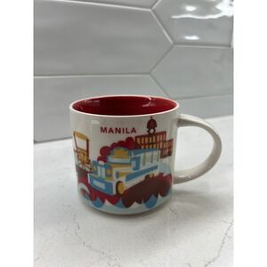 Starbucks Manila Coffee Mug You Are Here Collection Cup Philippines Stoneware
